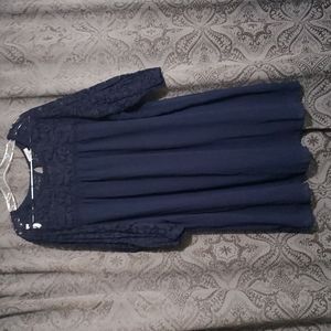 Navy Babydoll dress
